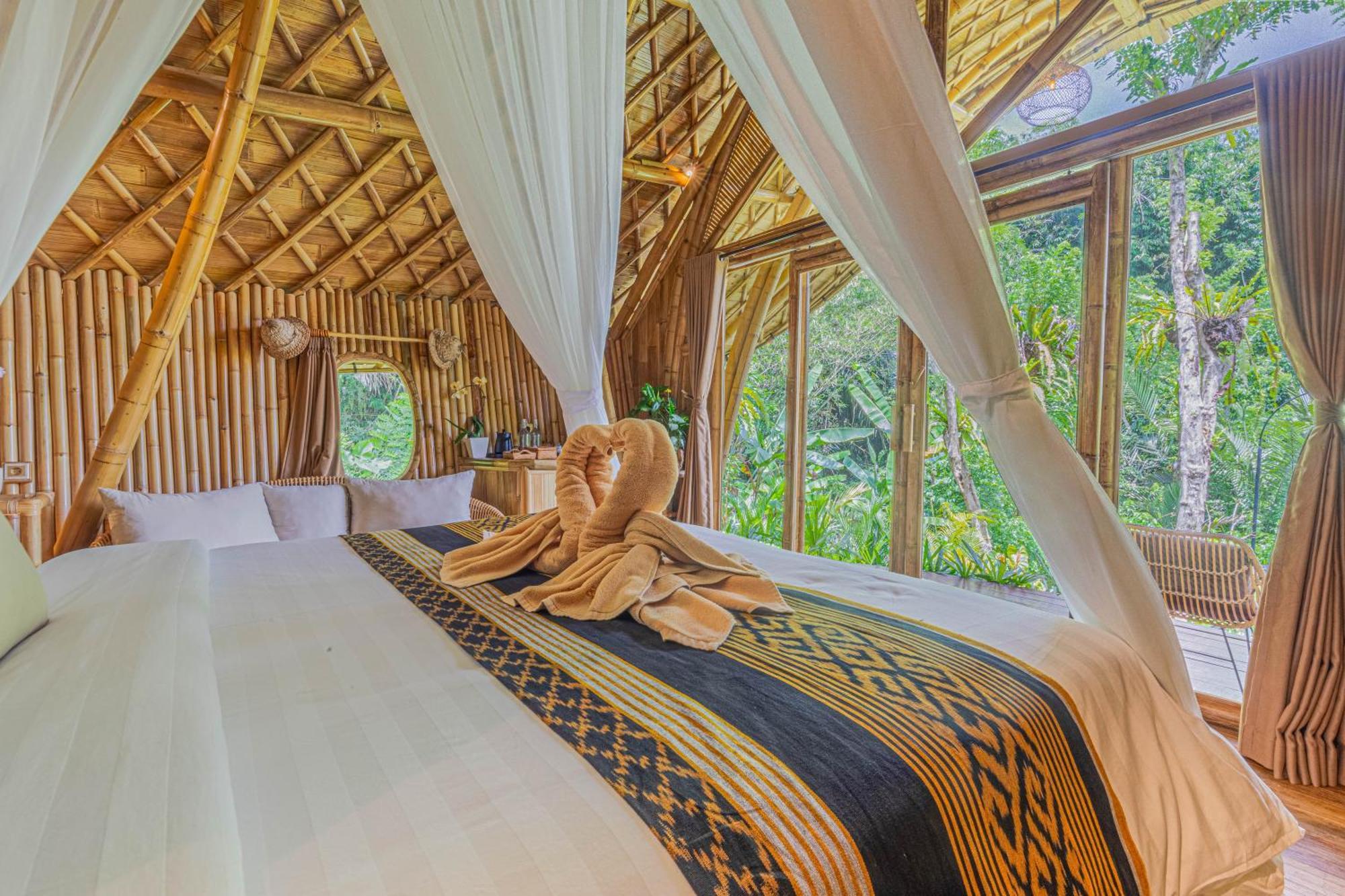 Arcada Bali Bamboo House Sidemen (Bali) Exterior foto