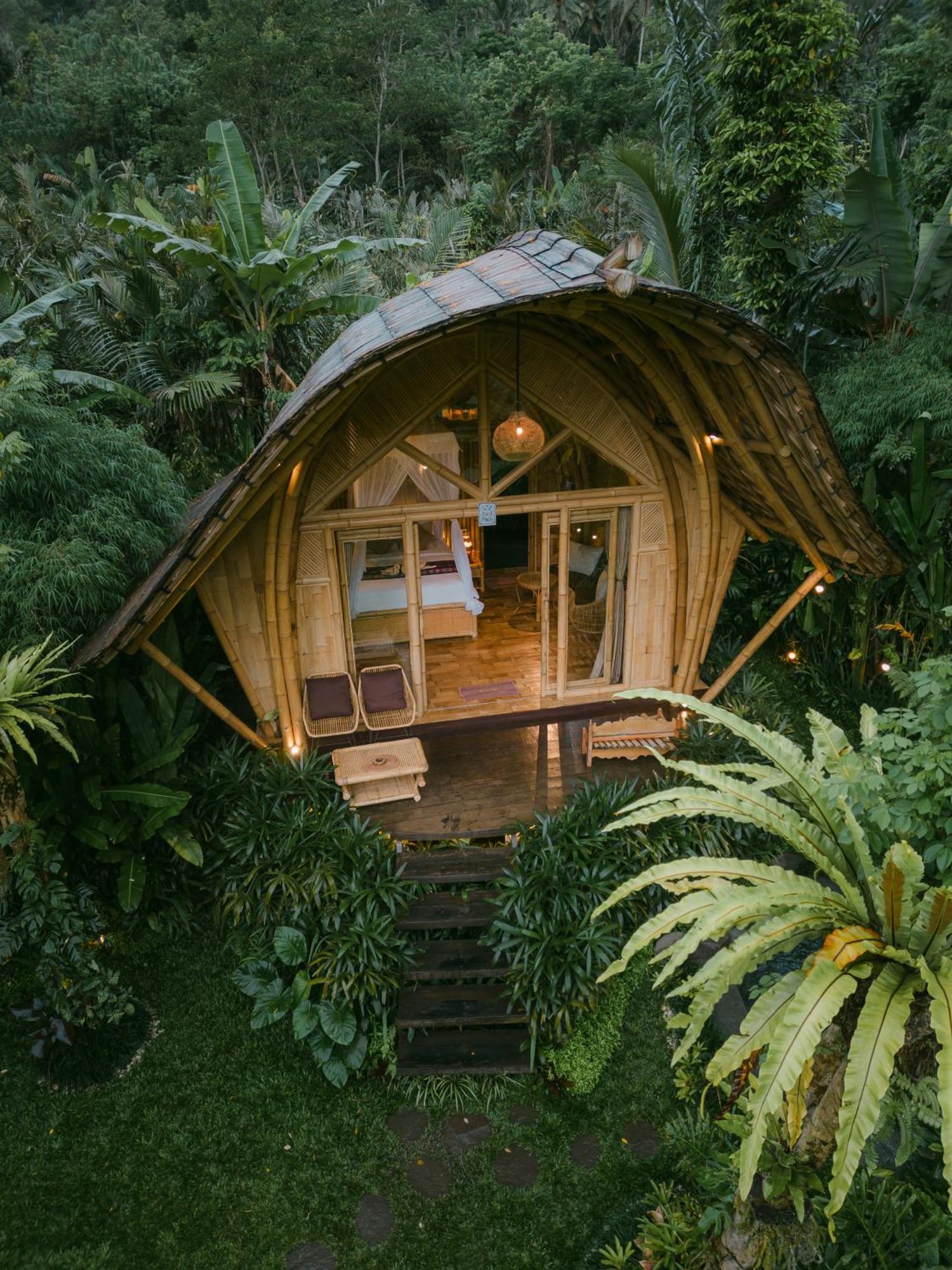 Arcada Bali Bamboo House Sidemen (Bali) Exterior foto