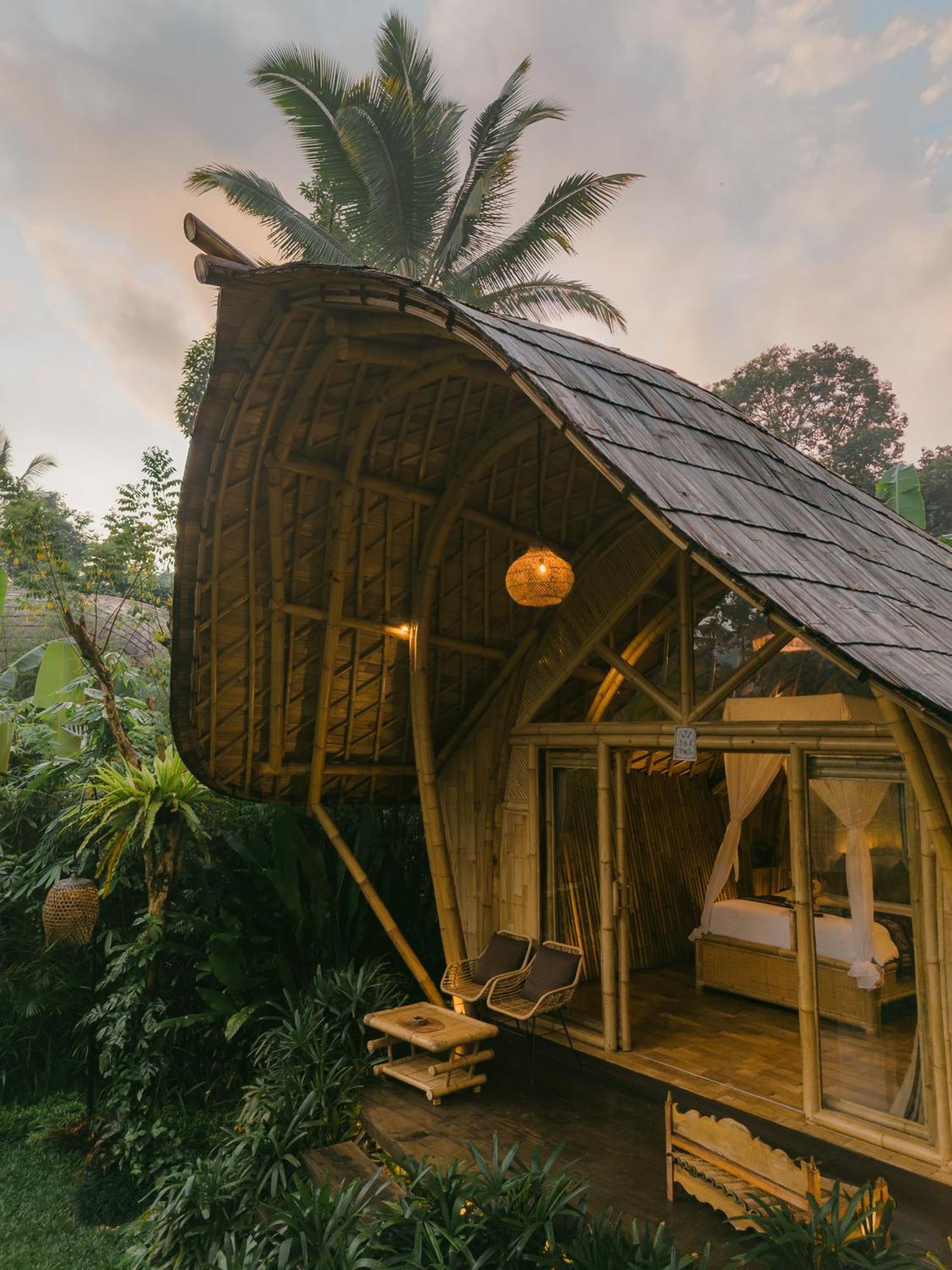 Arcada Bali Bamboo House Sidemen (Bali) Exterior foto