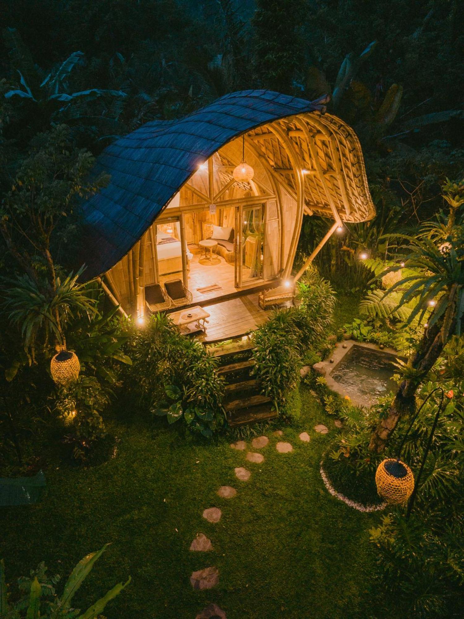 Arcada Bali Bamboo House Sidemen (Bali) Exterior foto