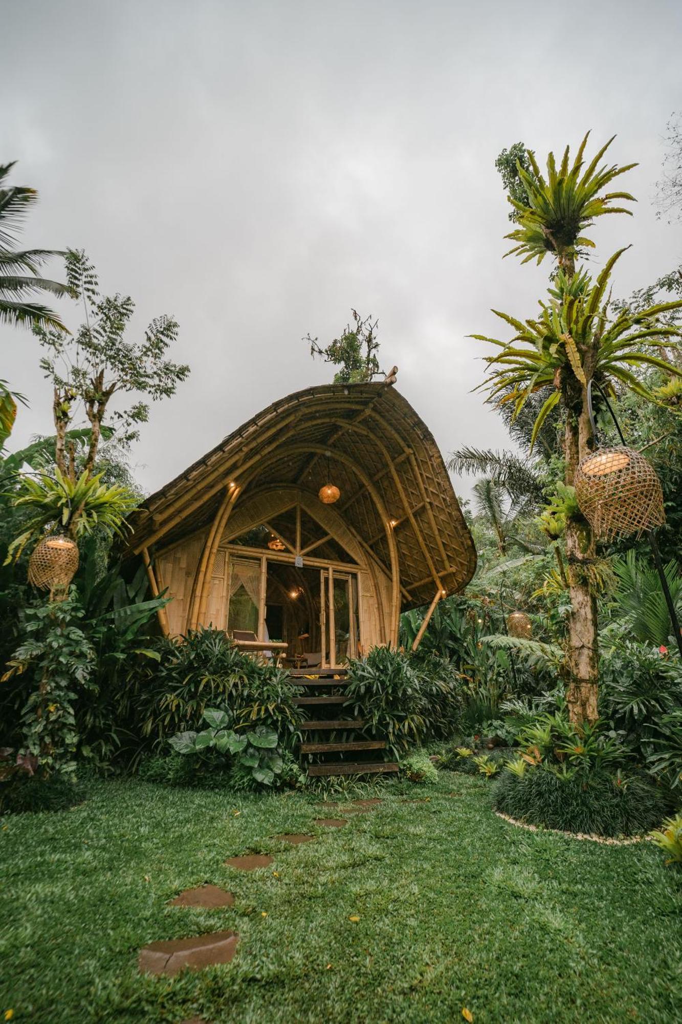 Arcada Bali Bamboo House Sidemen (Bali) Exterior foto
