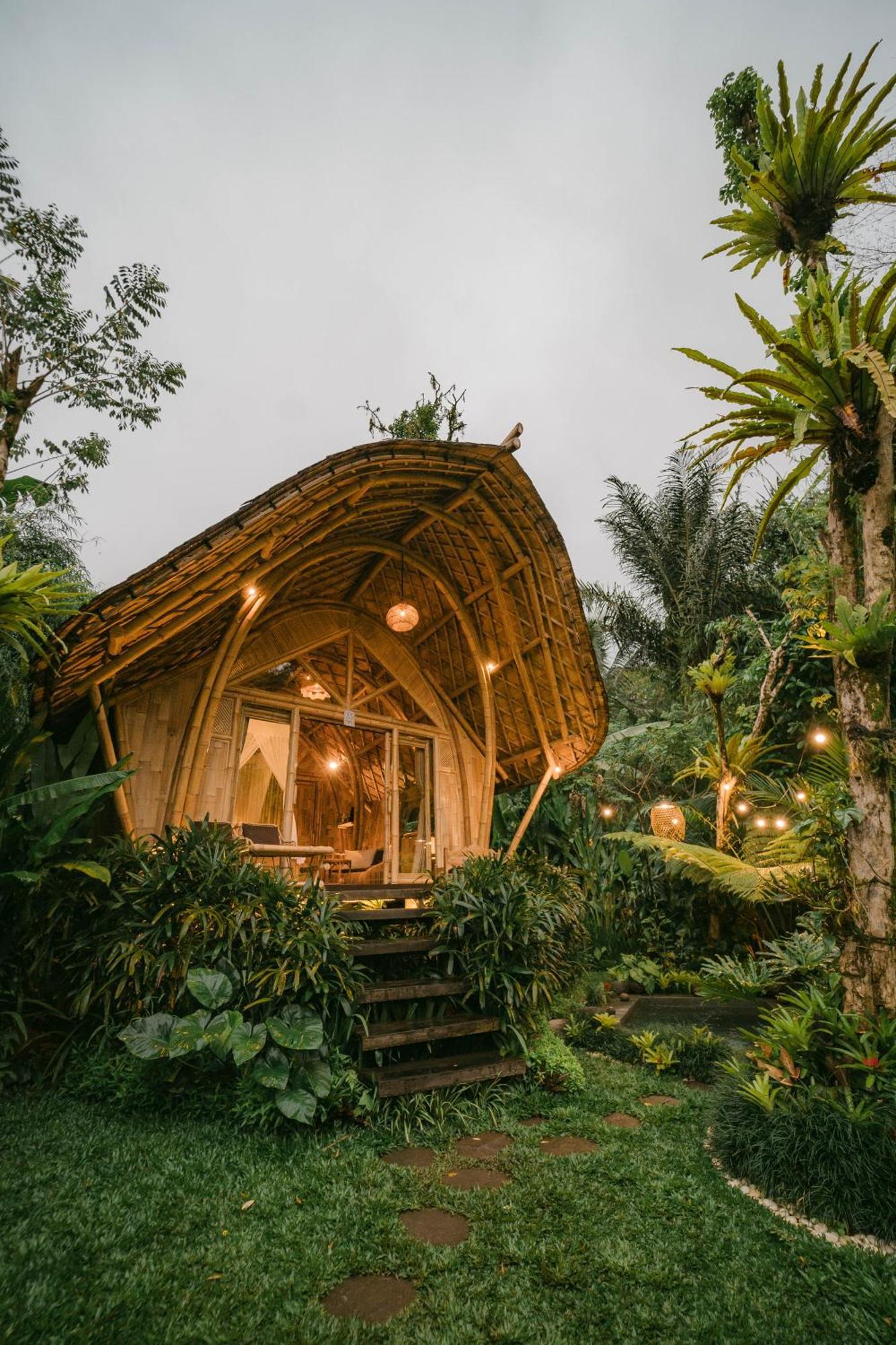 Arcada Bali Bamboo House Sidemen (Bali) Exterior foto