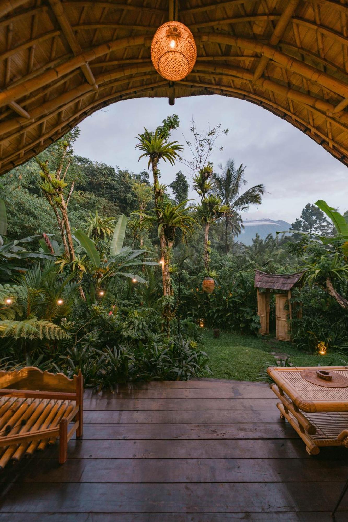 Arcada Bali Bamboo House Sidemen (Bali) Exterior foto