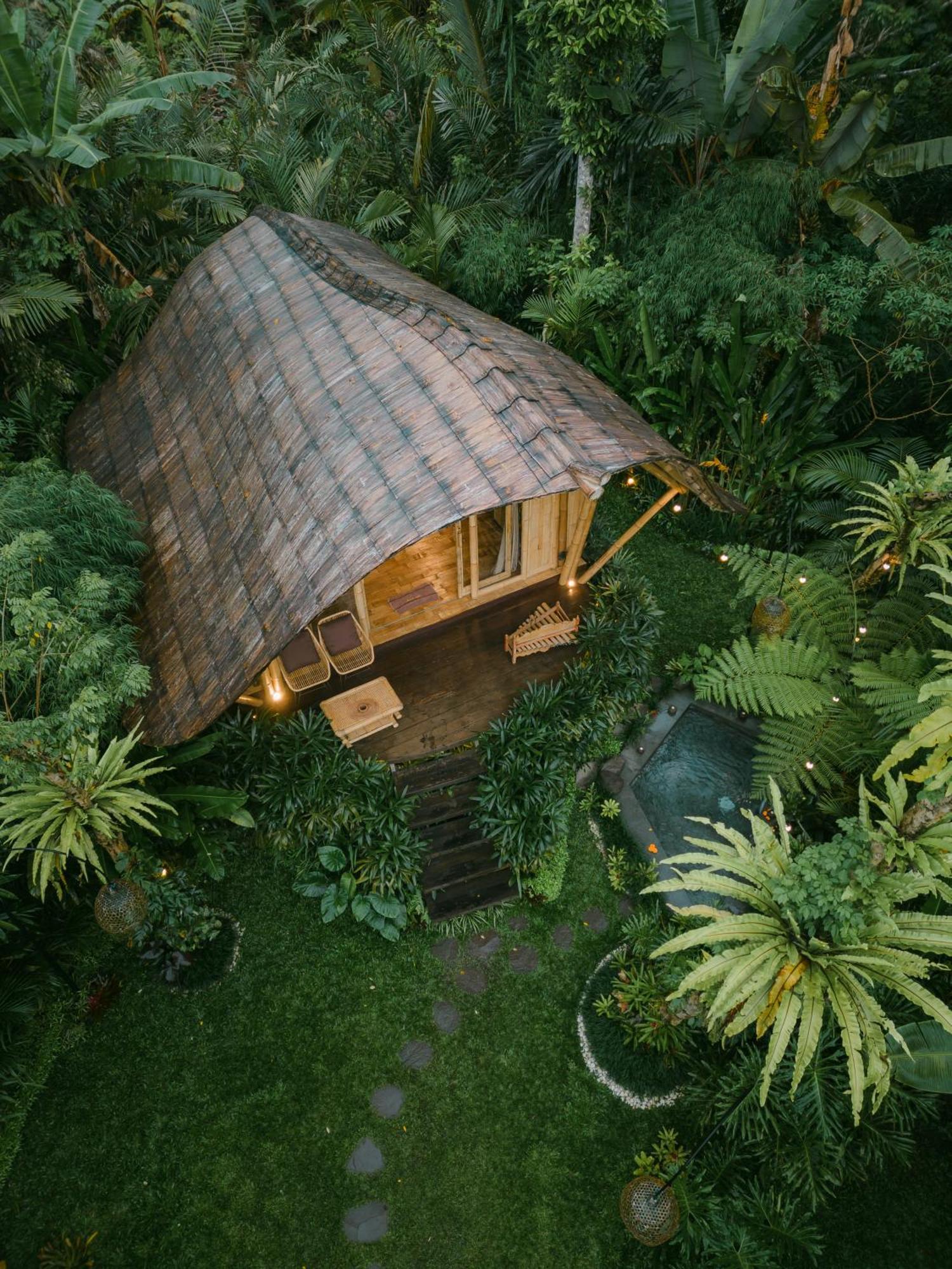 Arcada Bali Bamboo House Sidemen (Bali) Exterior foto