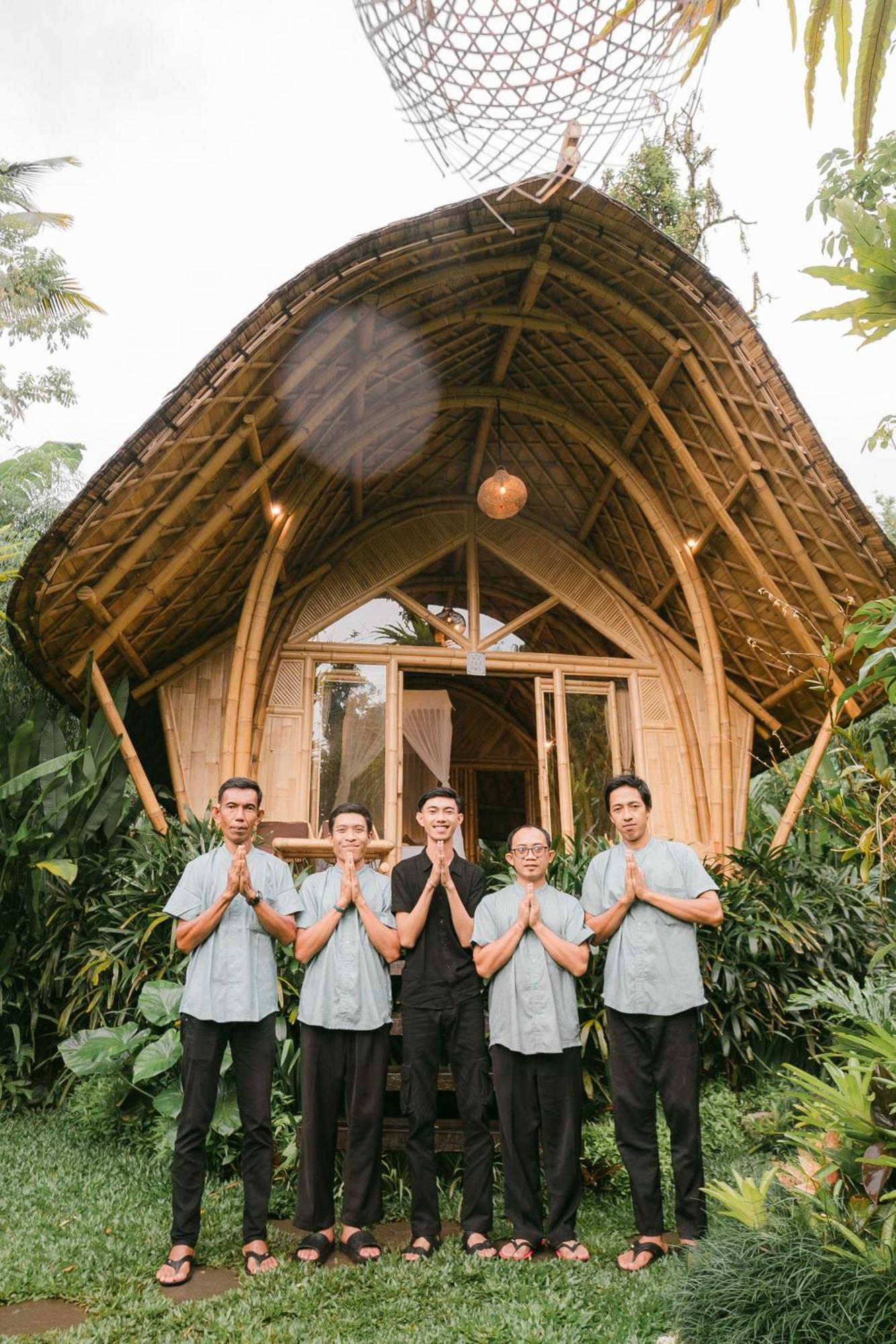 Arcada Bali Bamboo House Sidemen (Bali) Exterior foto