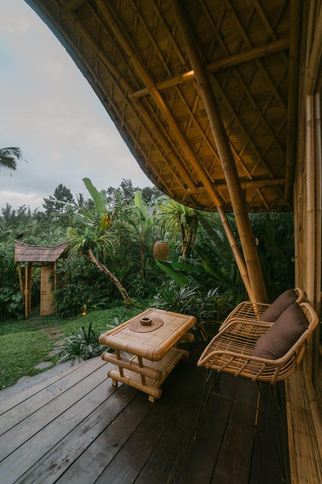 Arcada Bali Bamboo House Sidemen (Bali) Exterior foto