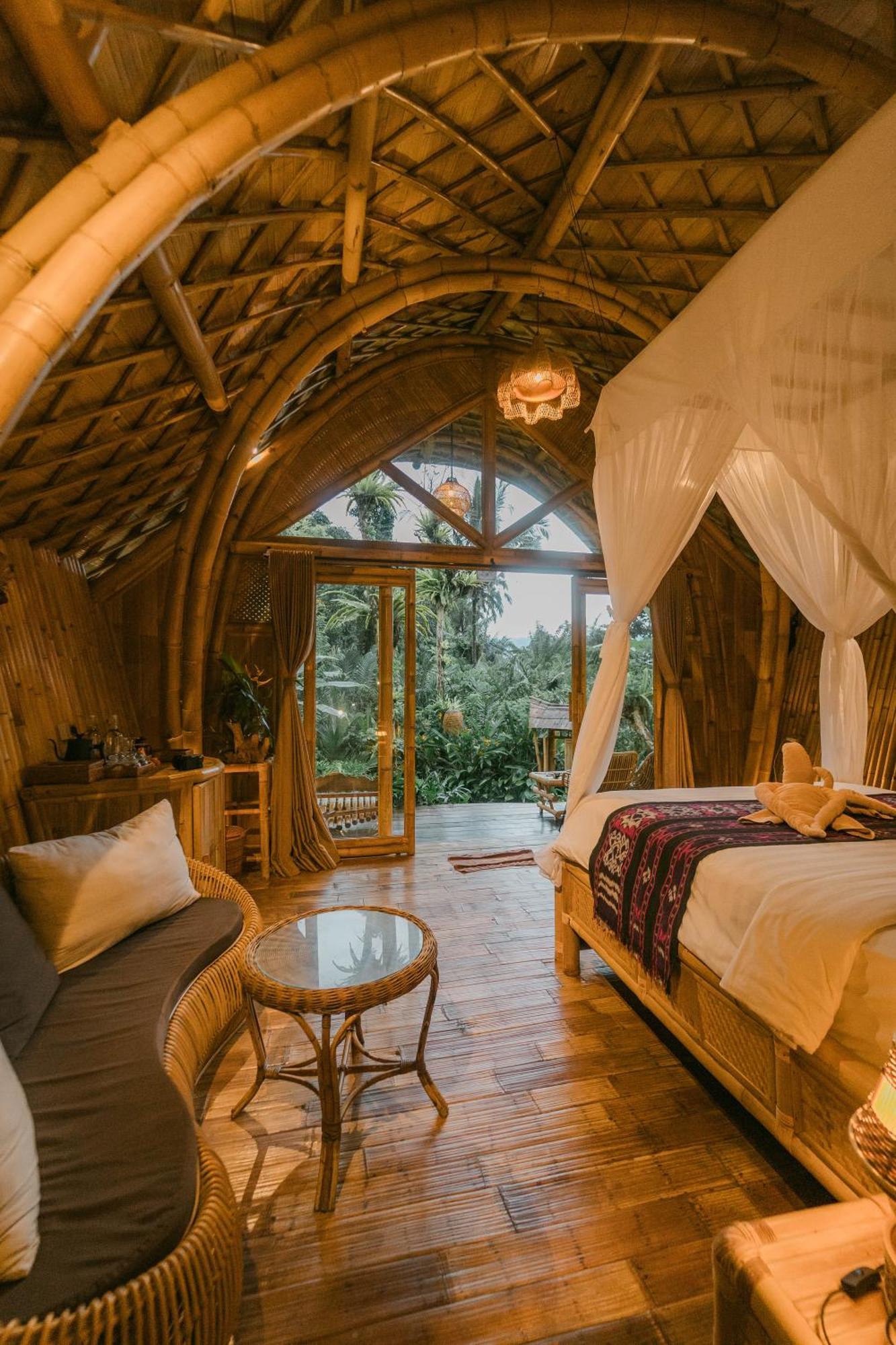 Arcada Bali Bamboo House Sidemen (Bali) Exterior foto