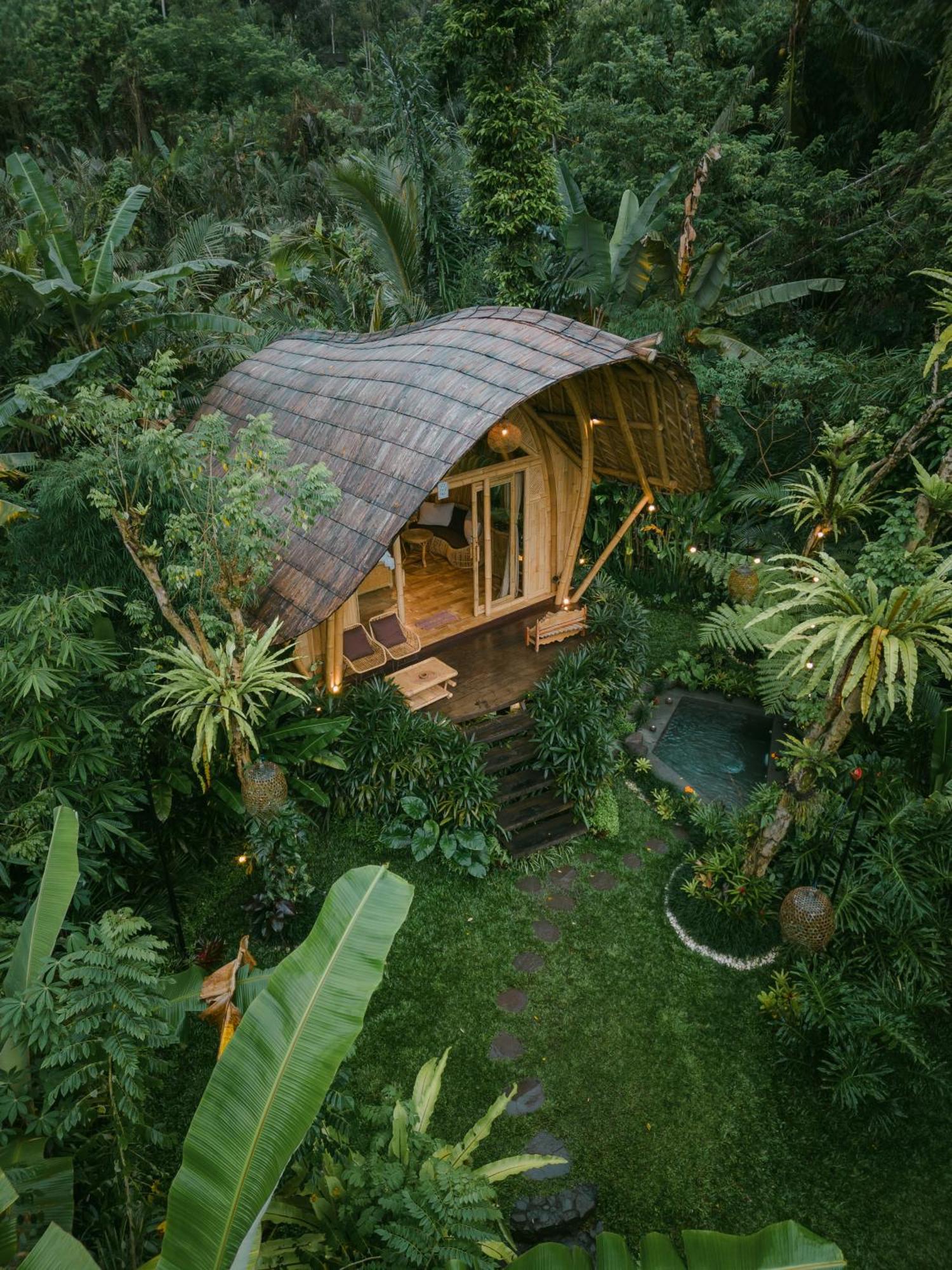 Arcada Bali Bamboo House Sidemen (Bali) Exterior foto