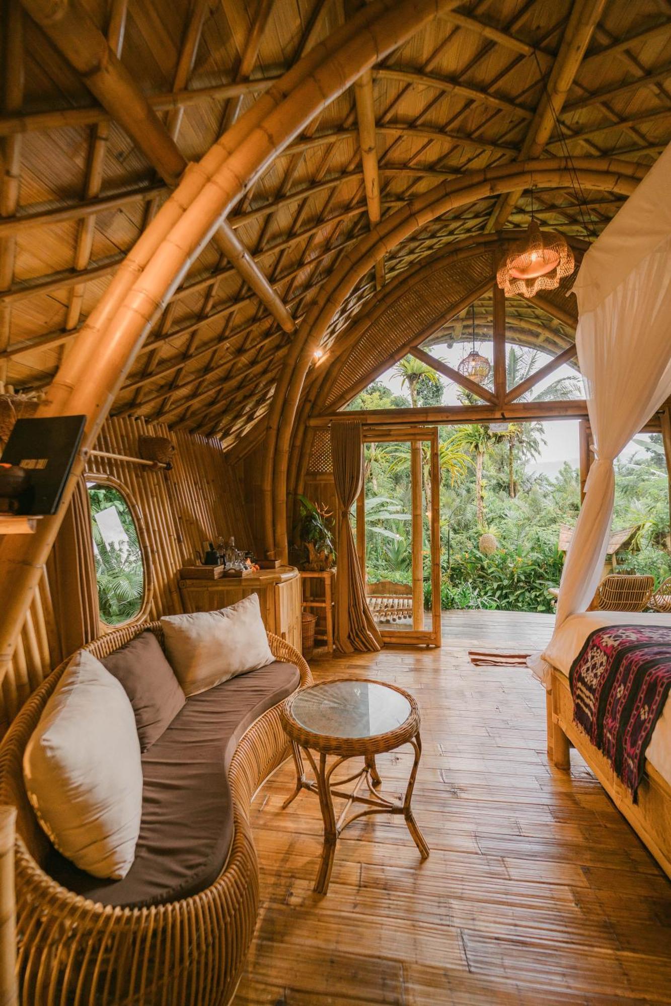Arcada Bali Bamboo House Sidemen (Bali) Exterior foto
