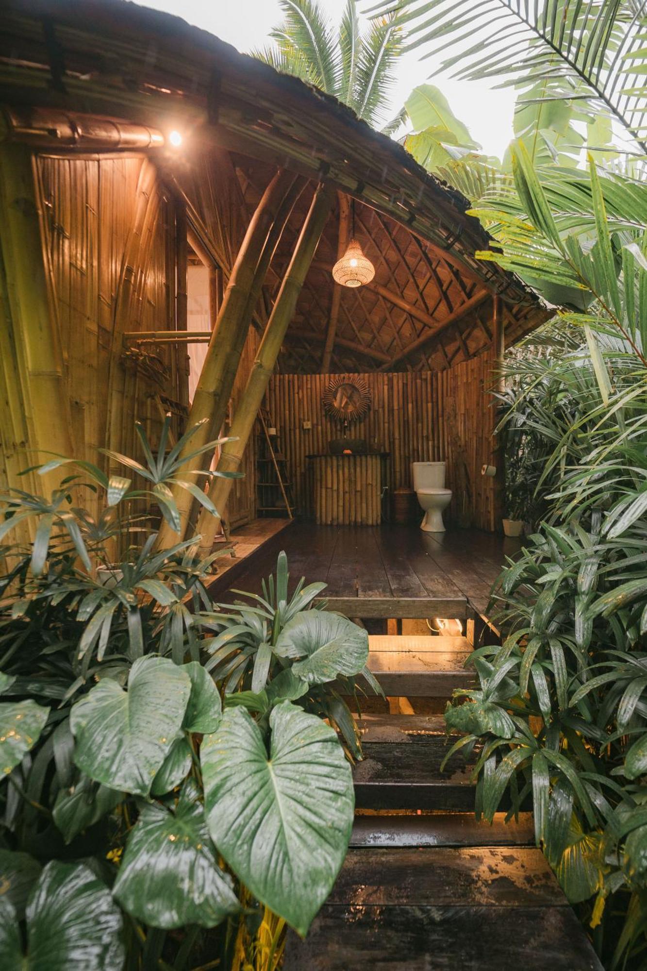 Arcada Bali Bamboo House Sidemen (Bali) Exterior foto