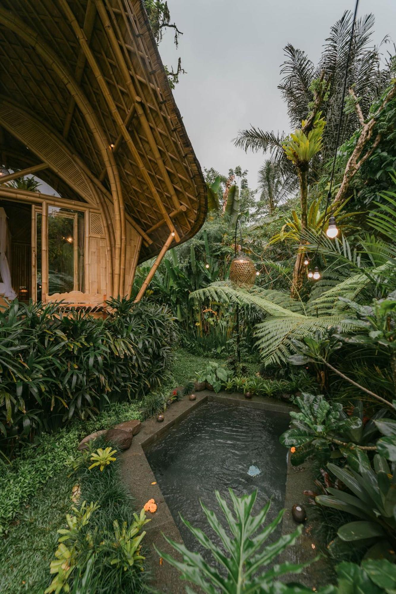 Arcada Bali Bamboo House Sidemen (Bali) Exterior foto