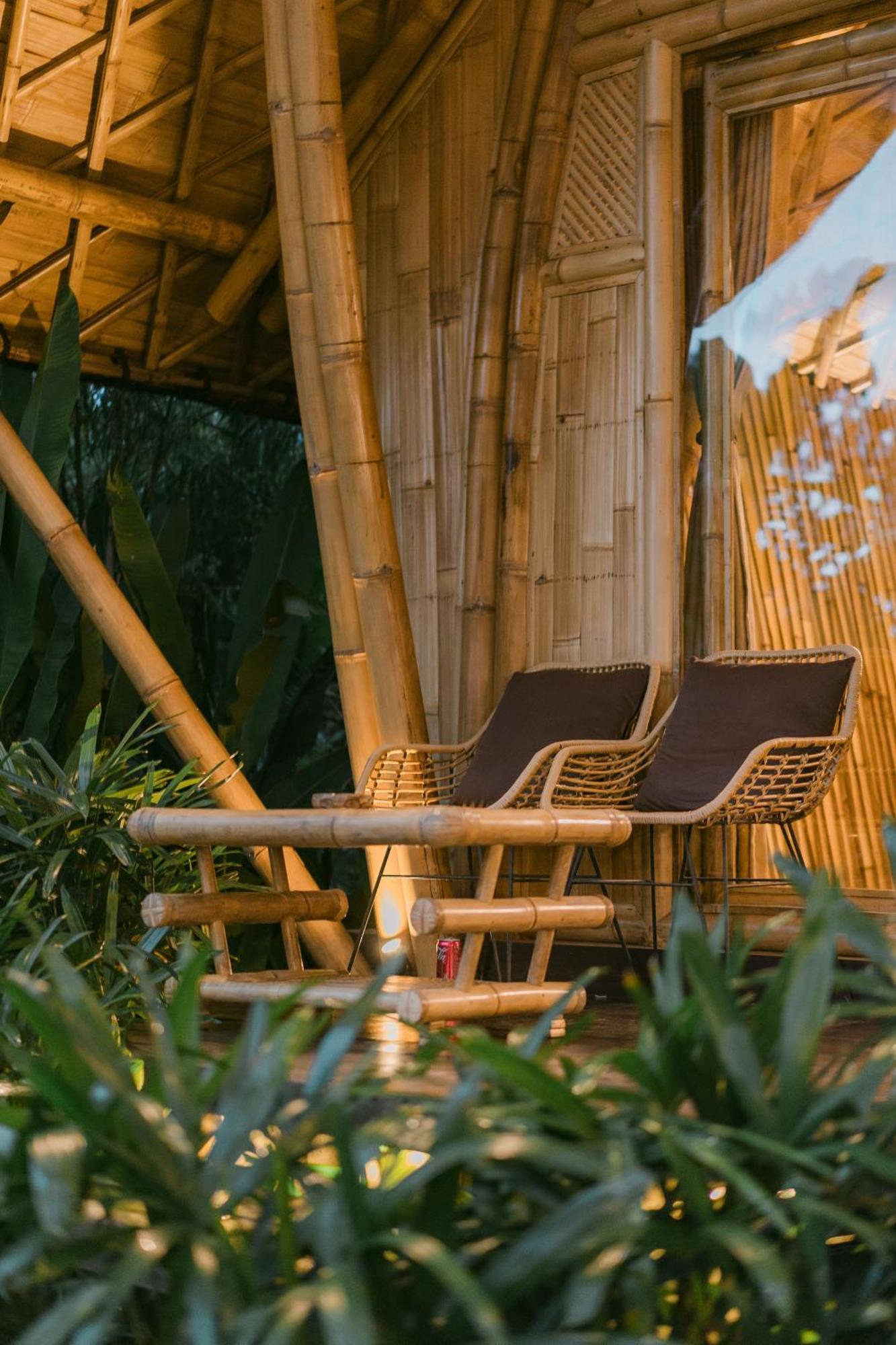 Arcada Bali Bamboo House Sidemen (Bali) Exterior foto