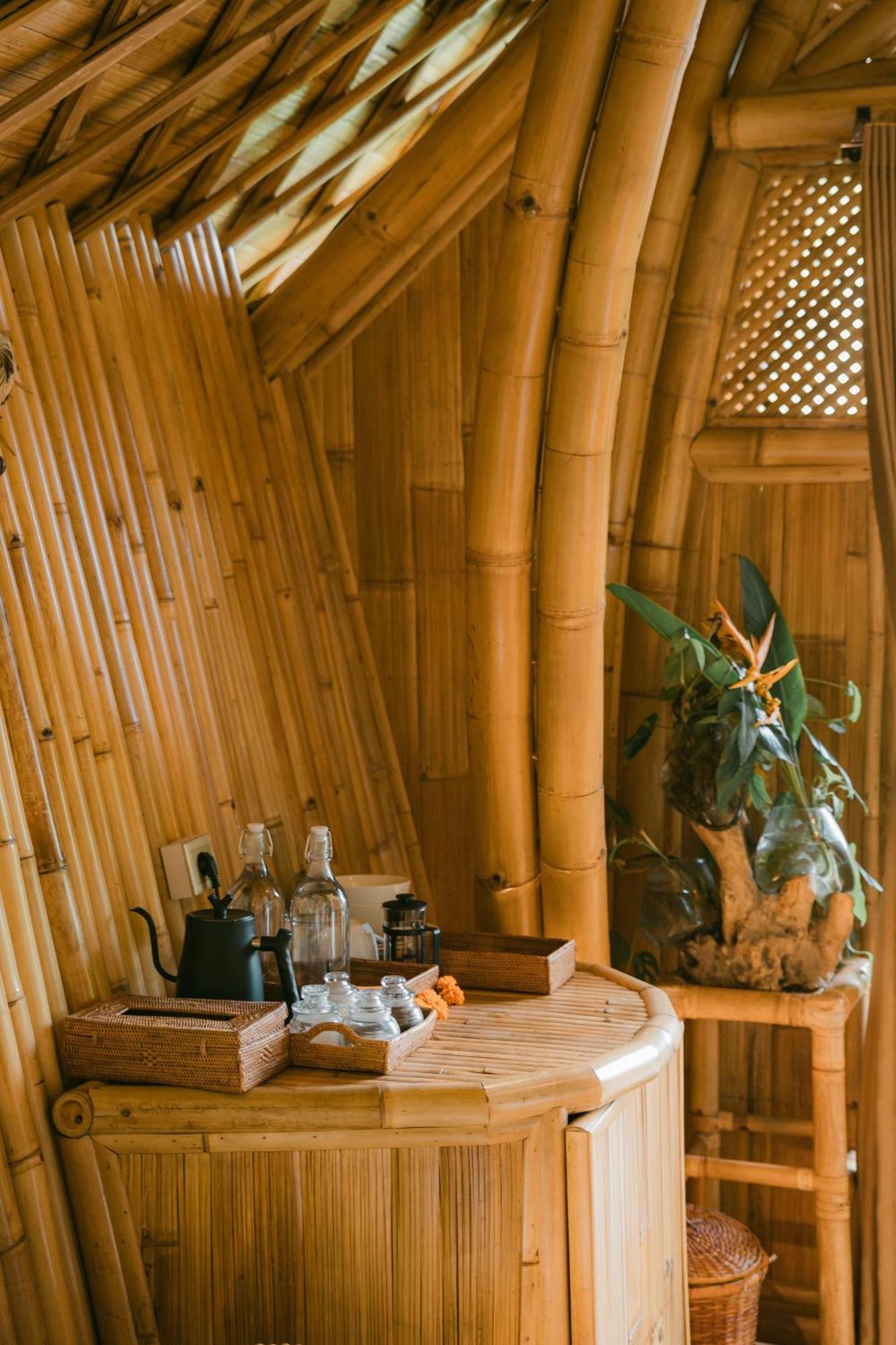 Arcada Bali Bamboo House Sidemen (Bali) Exterior foto