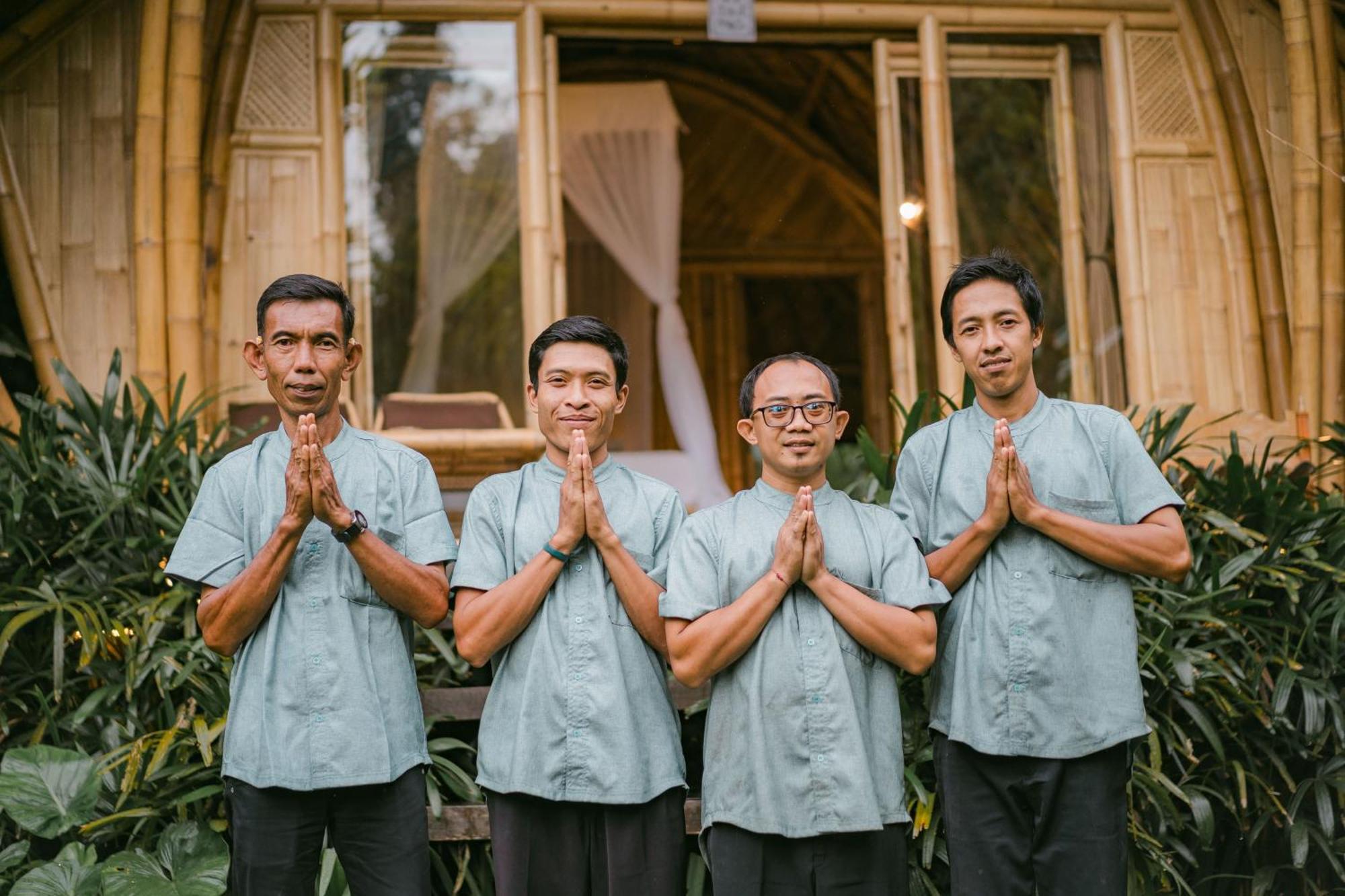 Arcada Bali Bamboo House Sidemen (Bali) Exterior foto